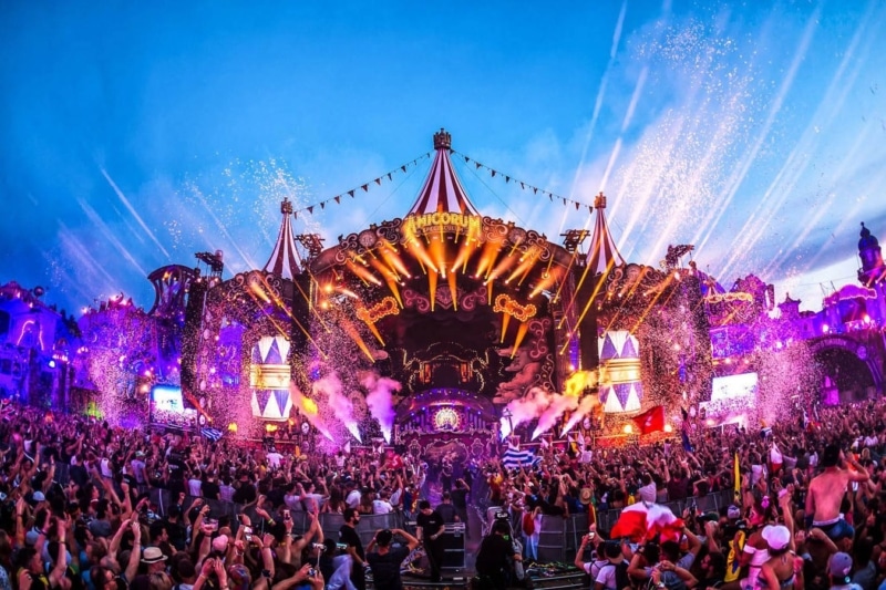 You can make money while traveling by working at music festivals around the world.