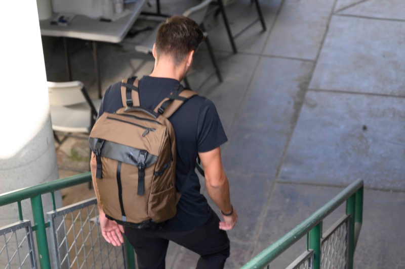 man wearing a Boundary Supply Prima Backpack